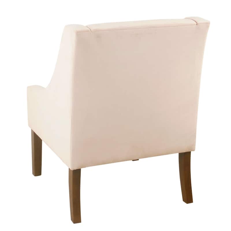 HomePop Modern Swoop Arm Accent Chair