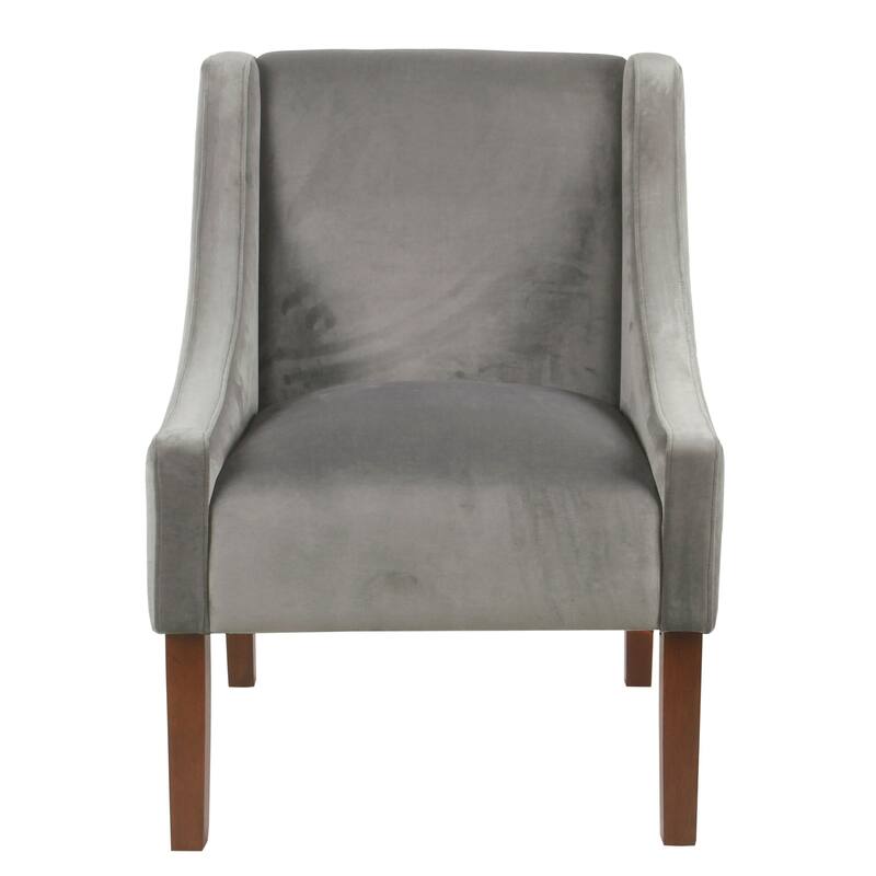 HomePop Modern Swoop Arm Accent Chair