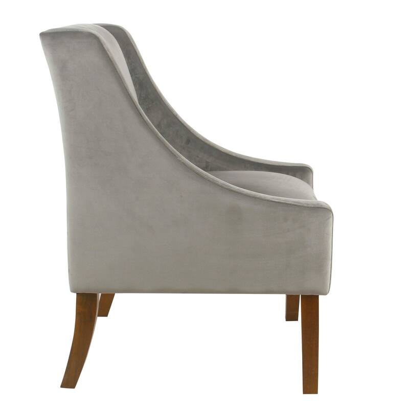 HomePop Modern Swoop Arm Accent Chair