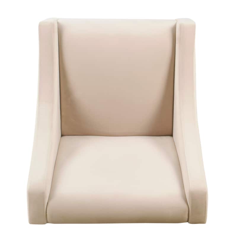 HomePop Modern Swoop Arm Accent Chair
