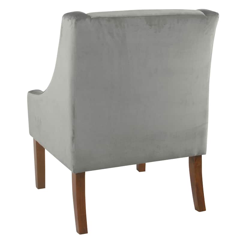 HomePop Modern Swoop Arm Accent Chair