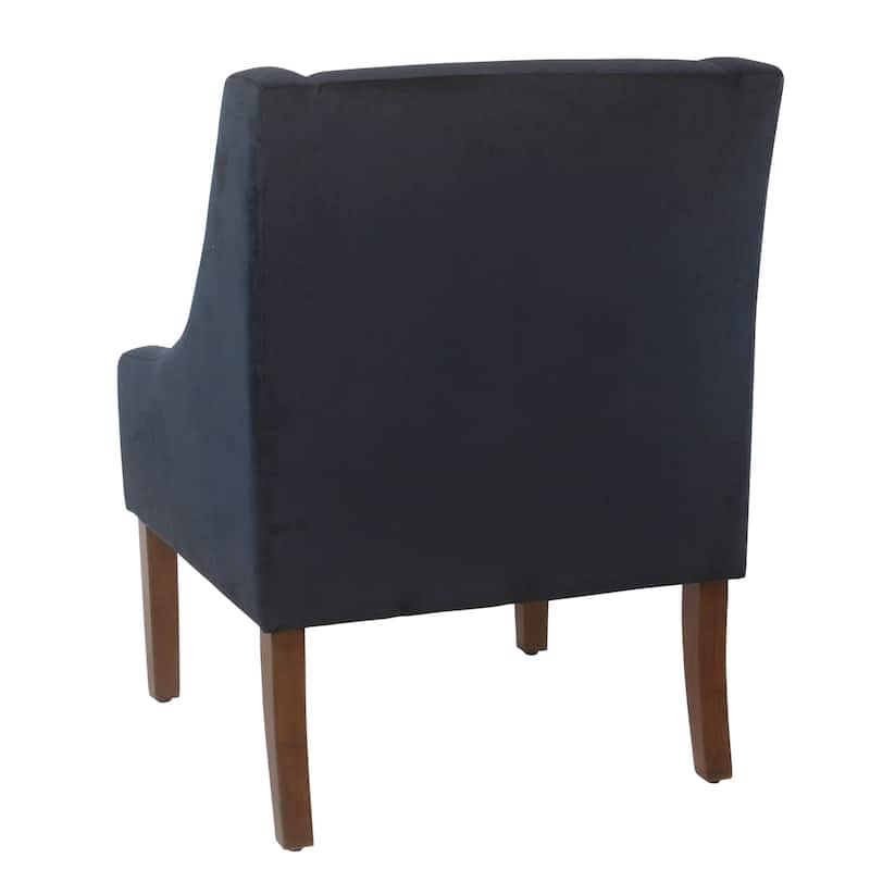 HomePop Modern Swoop Arm Accent Chair