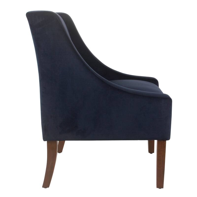 HomePop Modern Swoop Arm Accent Chair