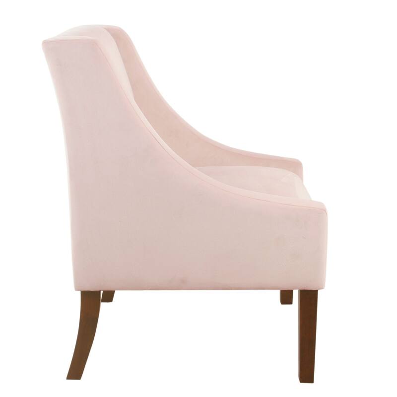 HomePop Modern Swoop Arm Accent Chair