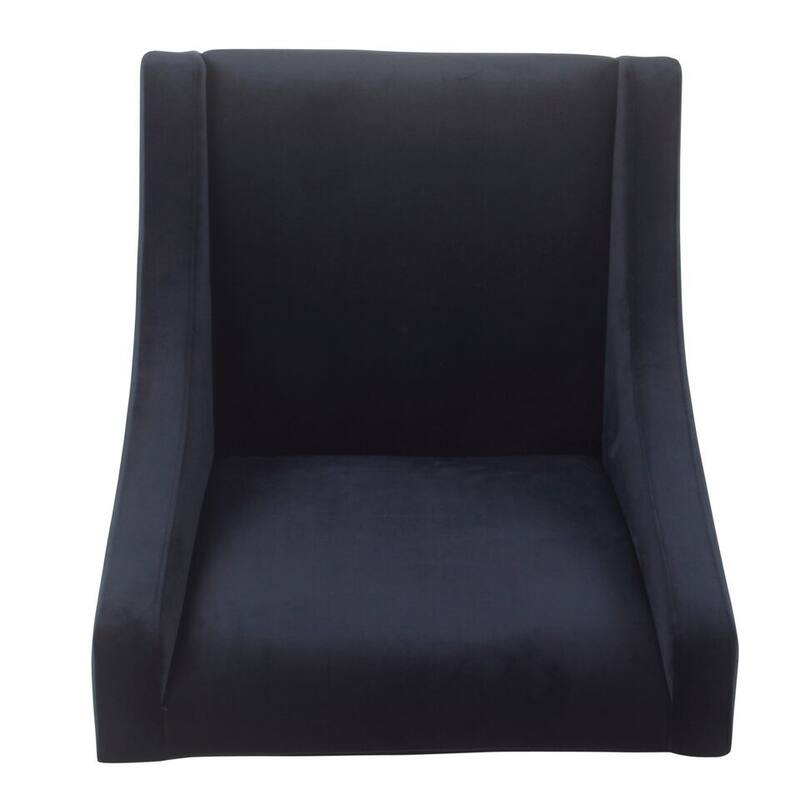 HomePop Modern Swoop Arm Accent Chair