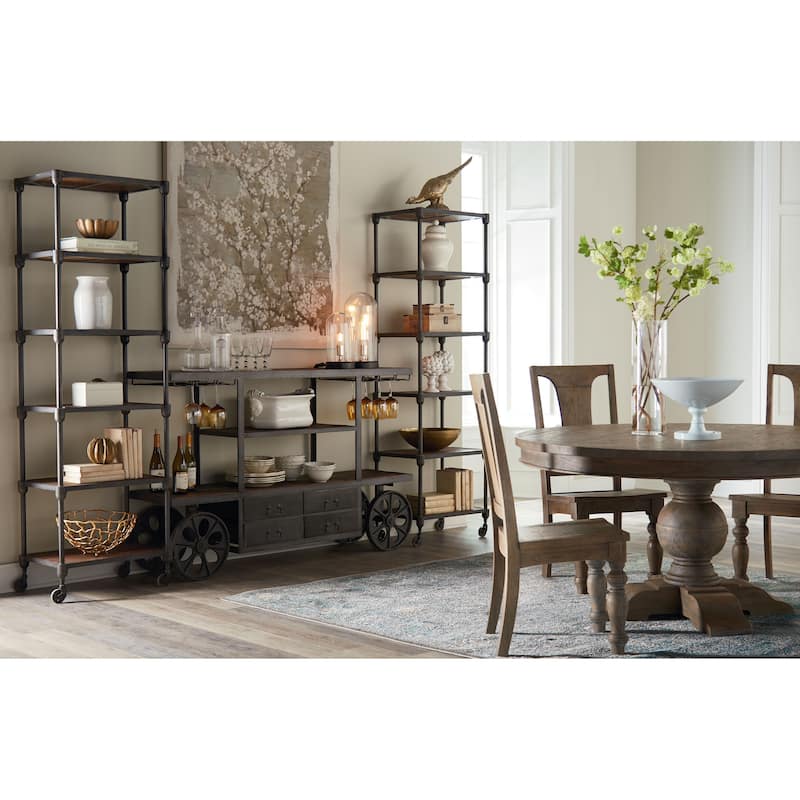 Copper Grove Abenberg Weathered Mango Round Dining Table