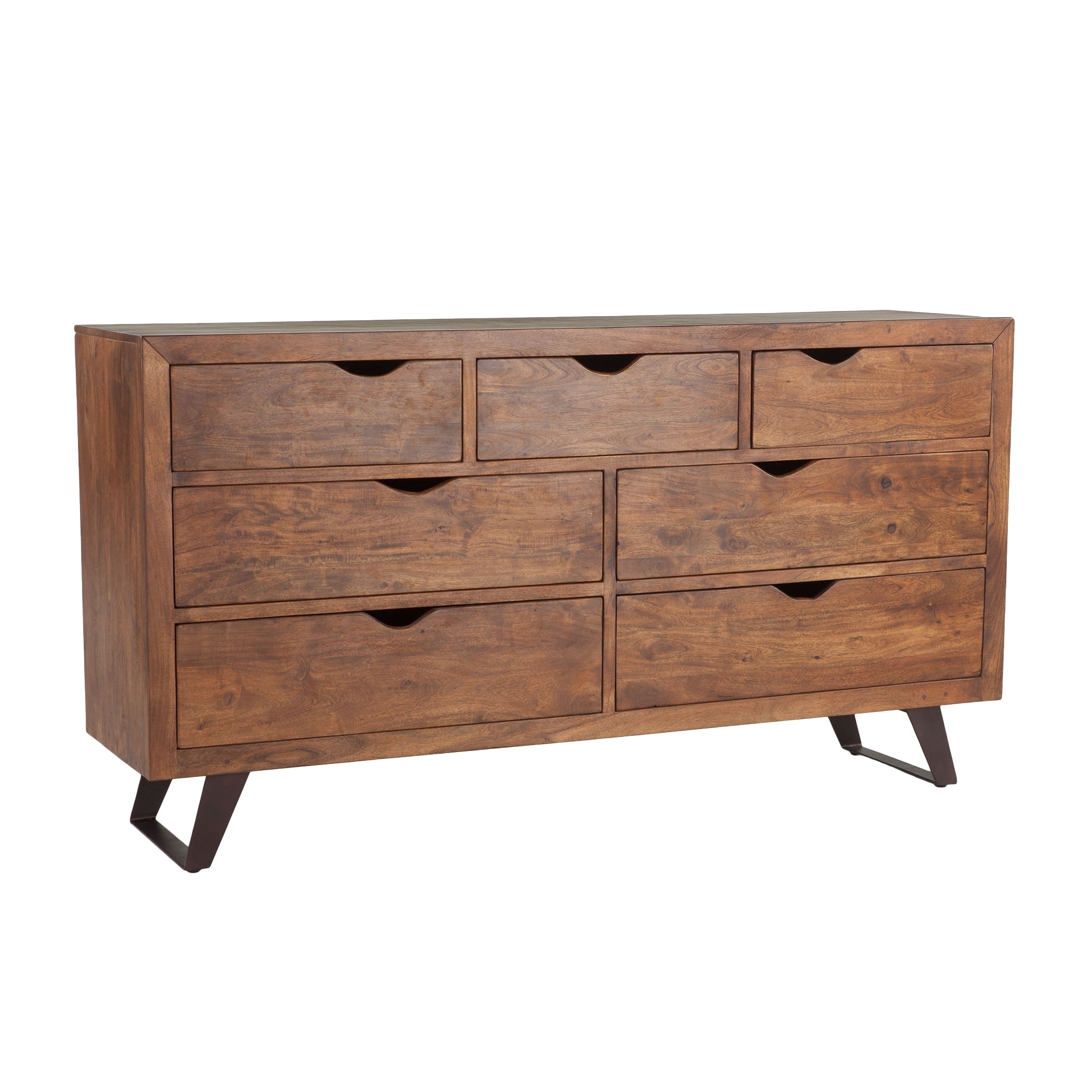 Shop Nottingham 71 Inch Acacia Wood Dresser In Walnut Finish