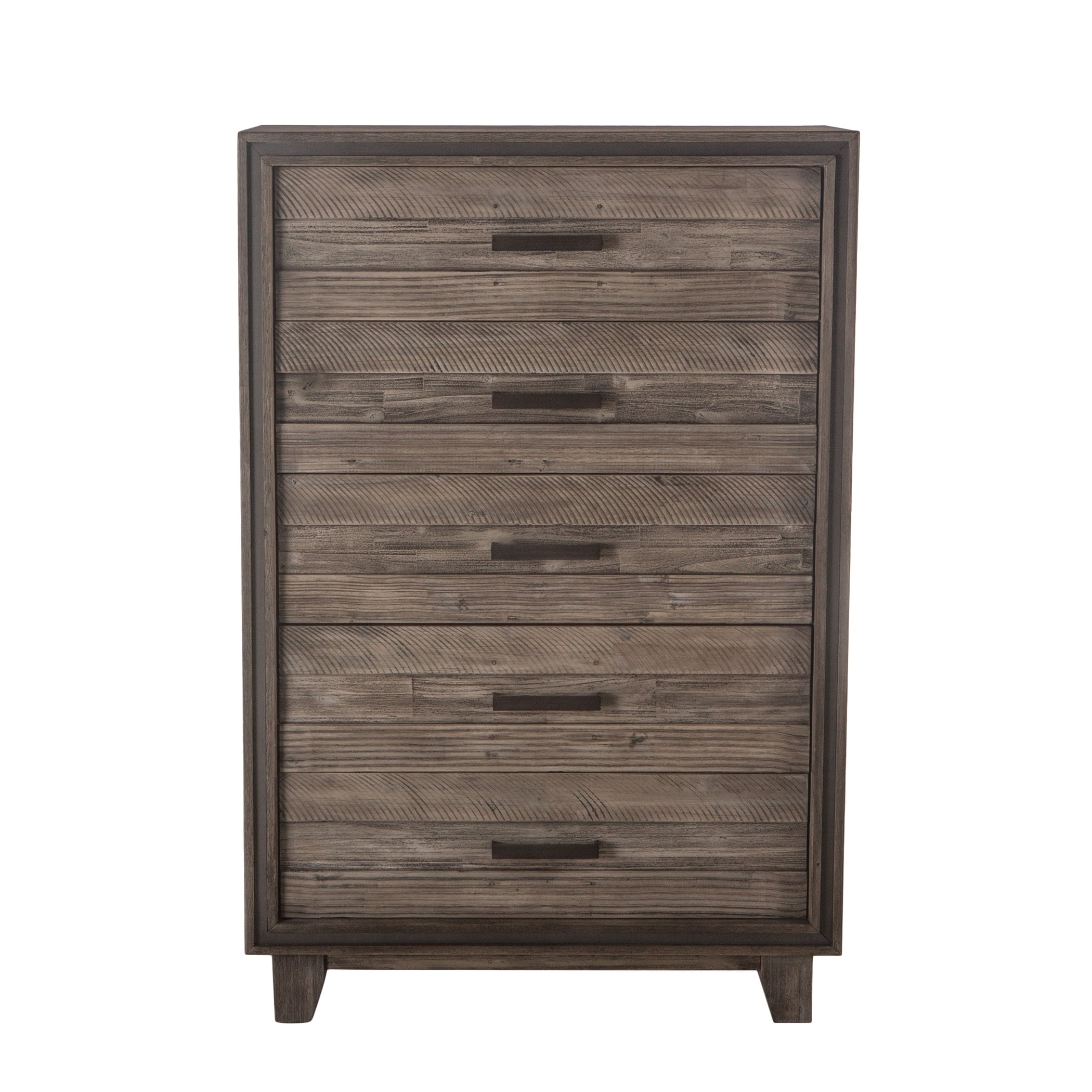 Shop Beachwood 36 Inch Weathered Graywash Acacia Wood Dresser