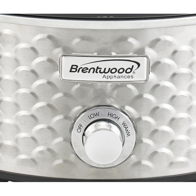 Brentwood Scallop Pattern 4.5 Quart Slow Cooker - On Sale - Bed