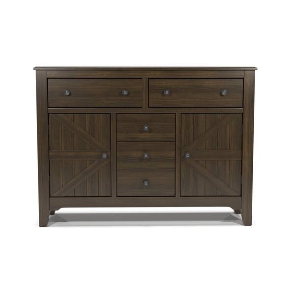 Shop The Gray Barn Golden Loon Farmhouse Dark Walnut 5 Drawer