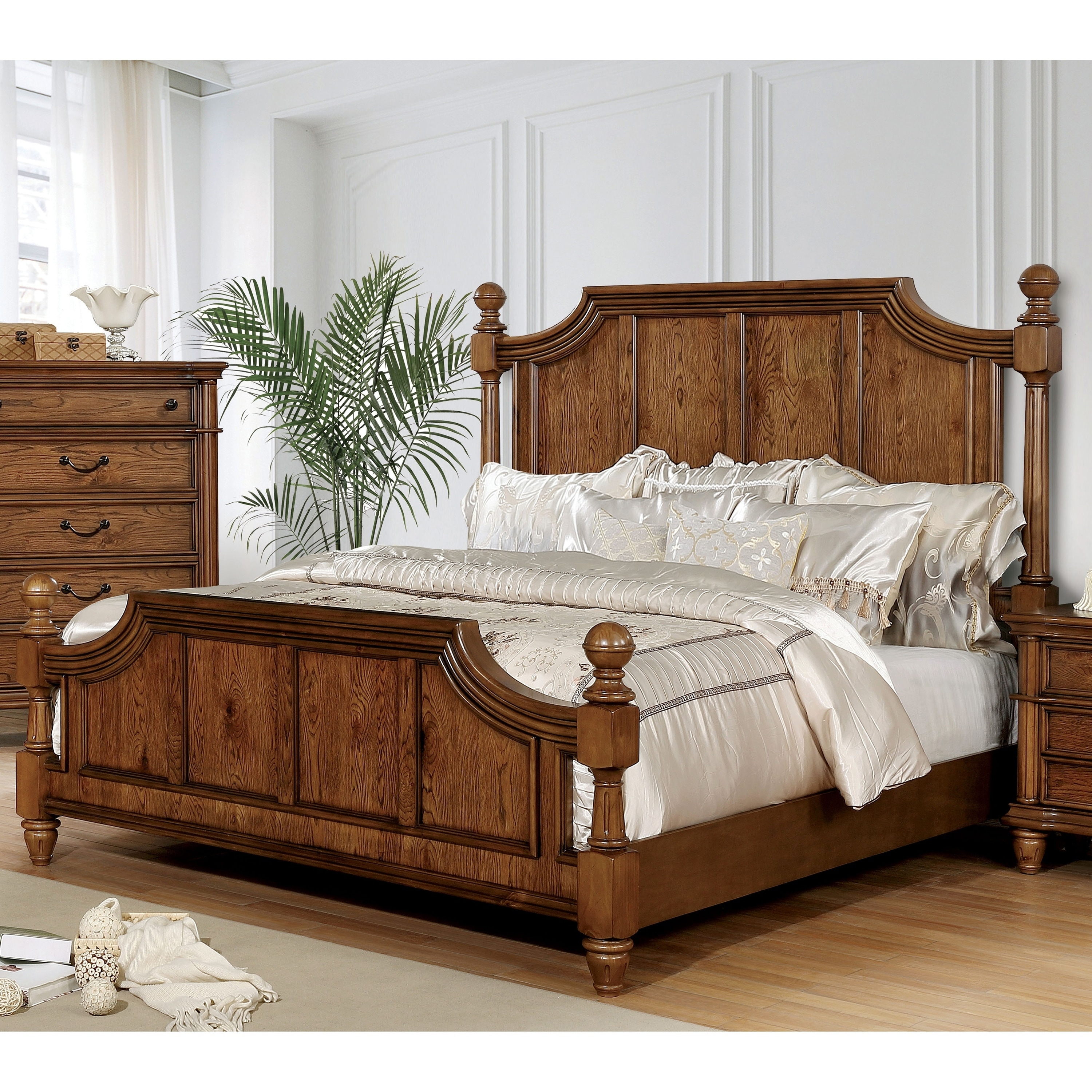 Flynn Traditional Light Oak Four Poster Bed By Foa Flynn Traditional Light Oak Four Poster Bed By Foa