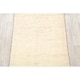 preview thumbnail 3 of 13, Gabbeh Modern Solid Hand Knotted Wool Persian Area Rug - 4'8" x 3'4"
