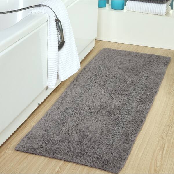 Shop Oversized Cotton Luxury Soft Reversible 24 X 60 Bath Rug