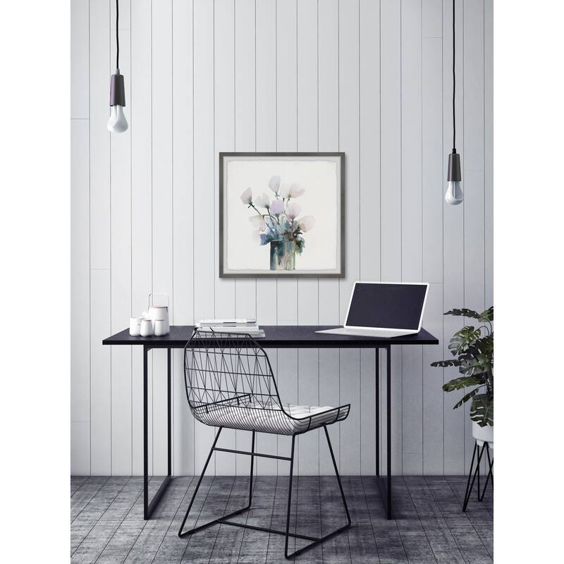 Fresh Flowers' Framed Painting Print - Multi-Color
