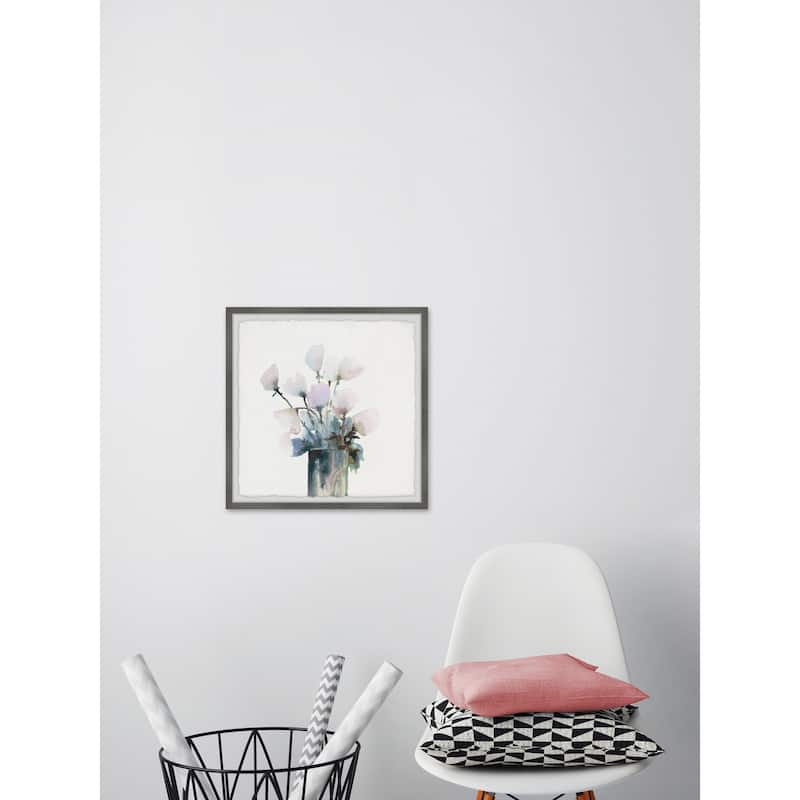 Fresh Flowers' Framed Painting Print - Multi-Color