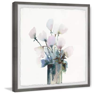Fresh Flowers' Framed Painting Print - Multi-Color
