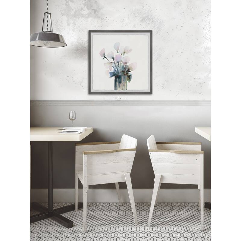 Fresh Flowers' Framed Painting Print - Multi-Color