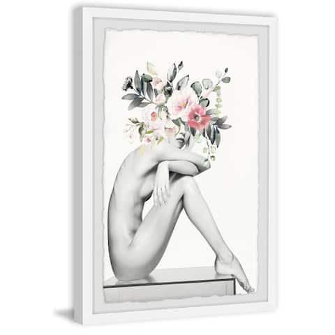 Marmont Hill - Handmade Floral Crown Framed Print