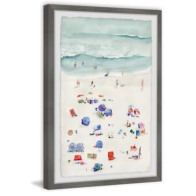 Marmont Hill 'Beach Time' Framed Print - Multi-color