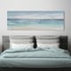 preview thumbnail 5 of 5, Porch & Den Jacob 'Beach On' Wrapped Canvas Print - Multi-Color