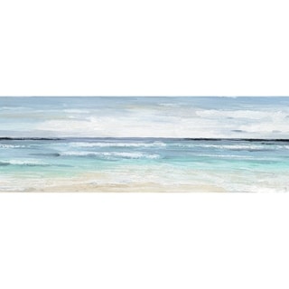 Porch & Den Jacob 'Beach On' Wrapped Canvas Print - Multi-Color