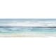preview thumbnail 1 of 5, Porch & Den Jacob 'Beach On' Wrapped Canvas Print - Multi-Color