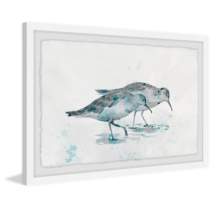 'Wild Birds' Framed Painting Print - Multi-Color
