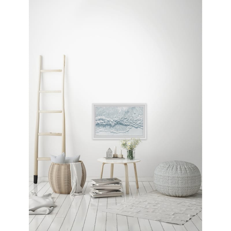 'Bubble Bath' Framed Painting Print - Multi-Color
