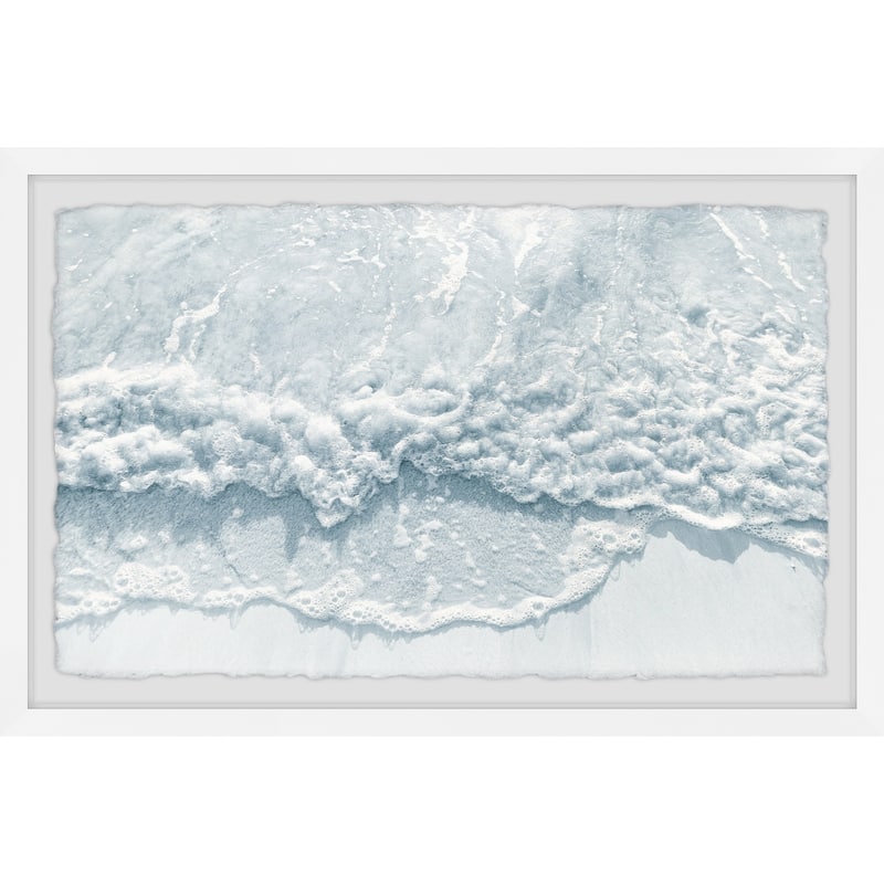 'Bubble Bath' Framed Painting Print - Multi-Color