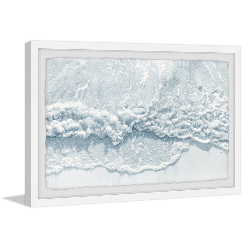 'Bubble Bath' Framed Painting Print - Multi-Color