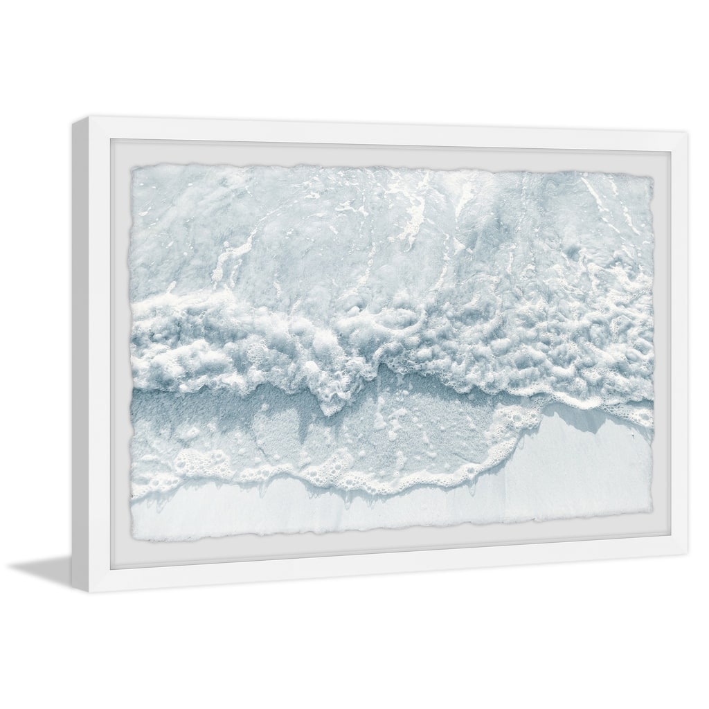 'Bubble Bath' Framed Painting Print - Multi-Color