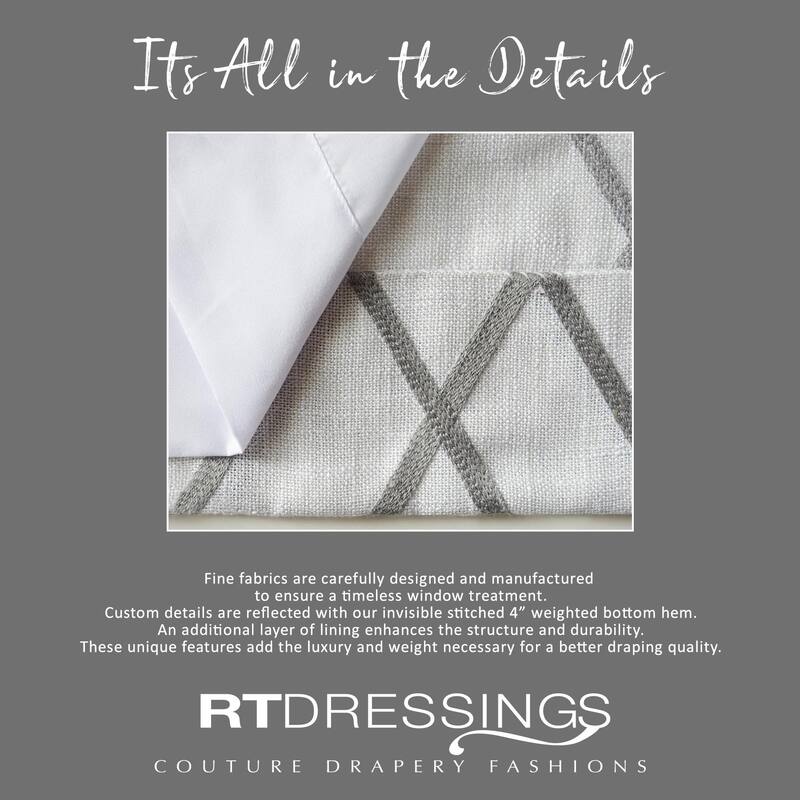 Porch & Den Easystreet Metallic Cotton Box-pleated Single Curtain Panel
