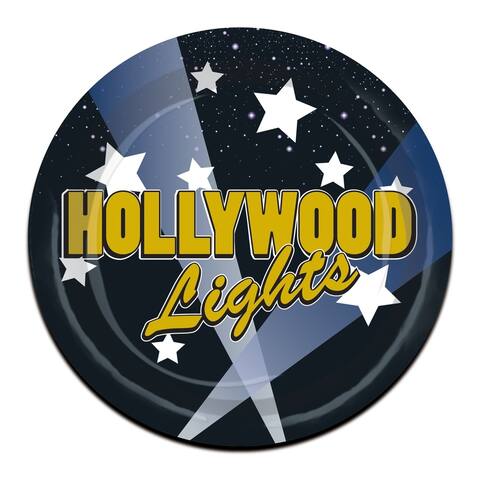 Beistle 7" Awards Night Hollywood Lights Party Tableware Plates - 12 Pack (8/Pkg)