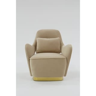 Shop Modern Green Velvet Chair - Overstock - 5281723