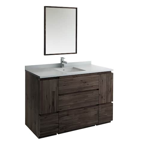 Fresca Formosa 54" Floor Standing Modern Bathroom Vanity w/ Mirror