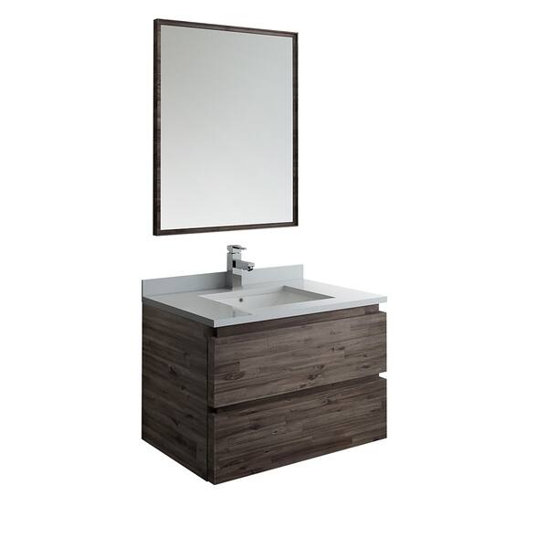 Shop Fresca Formosa 60 Floor Standing Double Sink Modern Bathroom