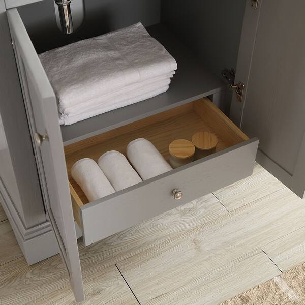Fresca Windsor 60 Gray Textured Traditional Double Sink Gray Textured Traditional Double Sink