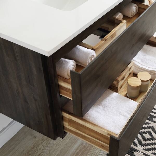 Shop Fresca Formosa 30 Floor Standing Modern Bathroom Vanity W