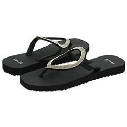 Sanuk St. Tropez Black Sandals