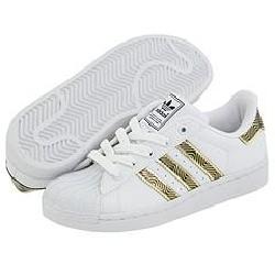 adidas Kids Superstar 2 Bling (Toddler/Youth) White/Black/Metallic