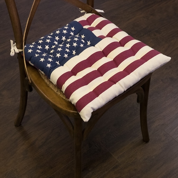 American Flag Chair Pads(16"x16") - 16"x16"