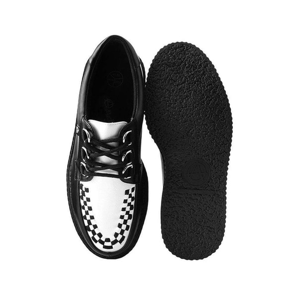 white and black creepers