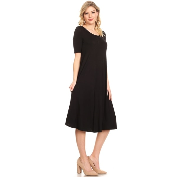 loose fitting midi dresses