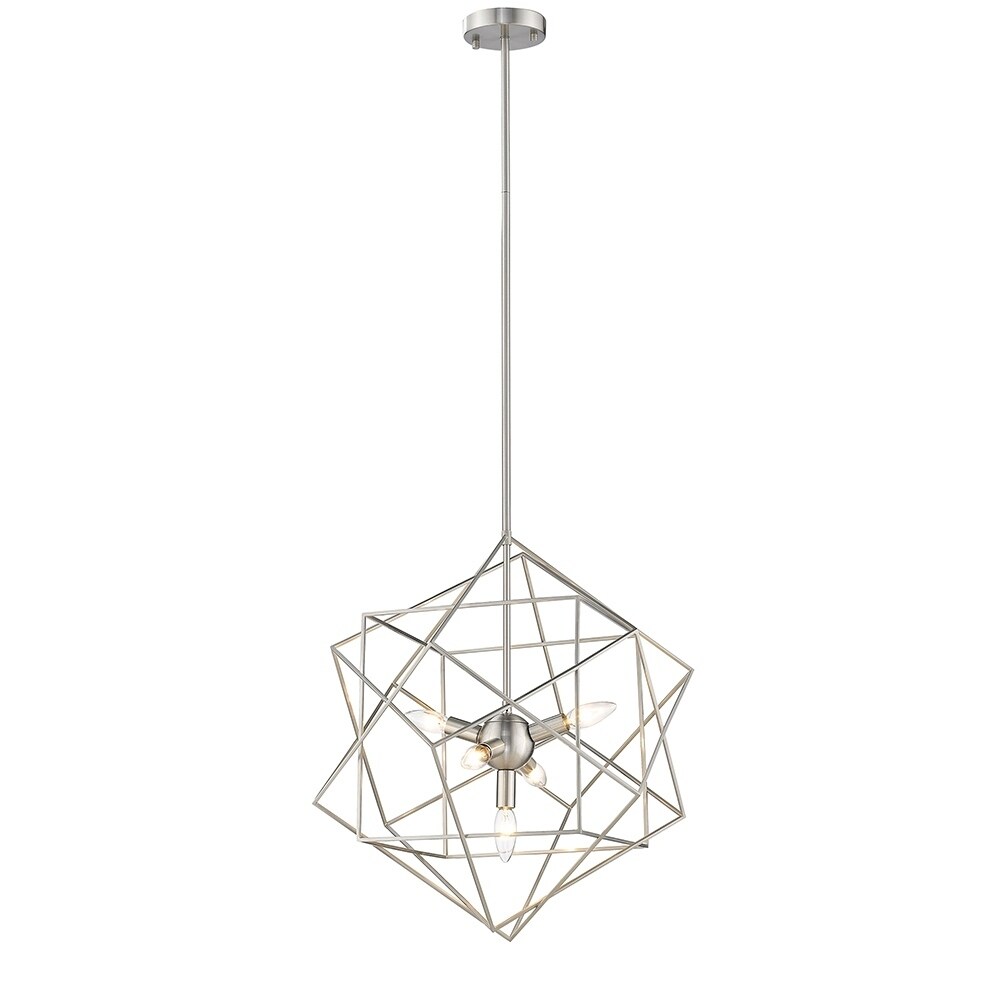 OVE Decors Kiku 5-Lights LED Chandelier Light - Chandeliers For Bedrooms by Overstock.com