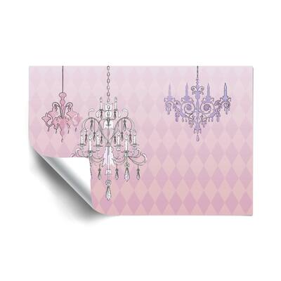 Crystal Palace Pink Removable Wall Art Mural