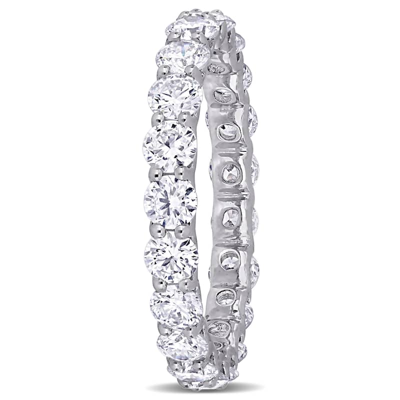 Miadora 2 1/5ct TW Lab Grown Diamond Full-Eternity Ring 14k White Gold