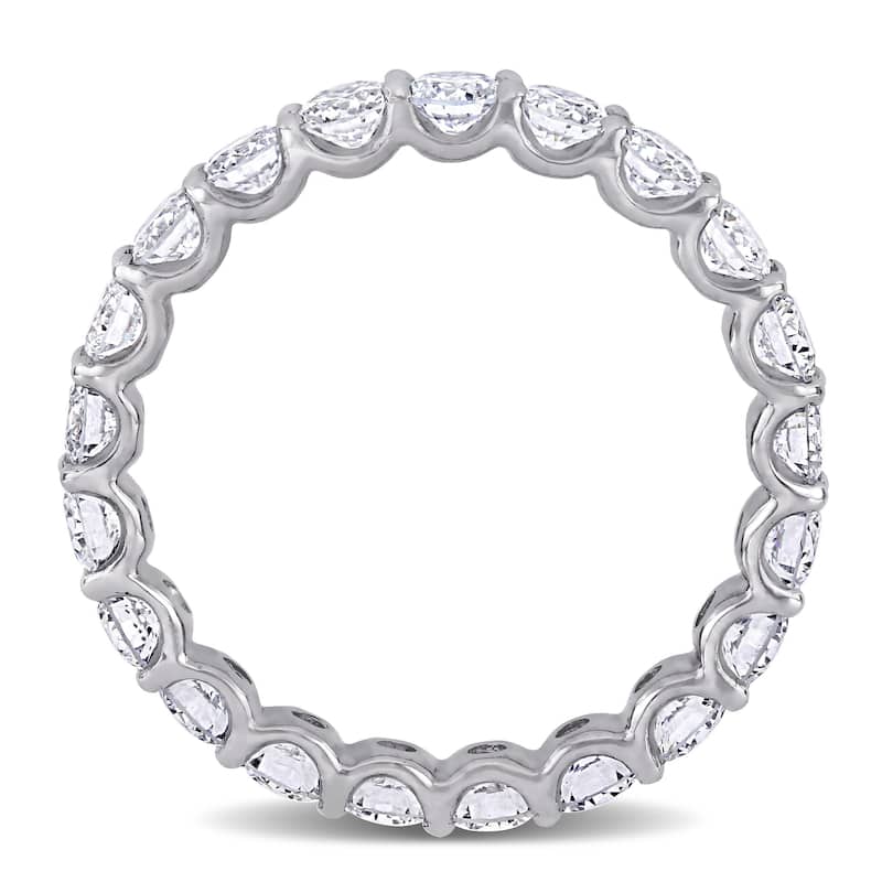 Miadora 2 1/5ct TW Lab Grown Diamond Full-Eternity Ring 14k White Gold
