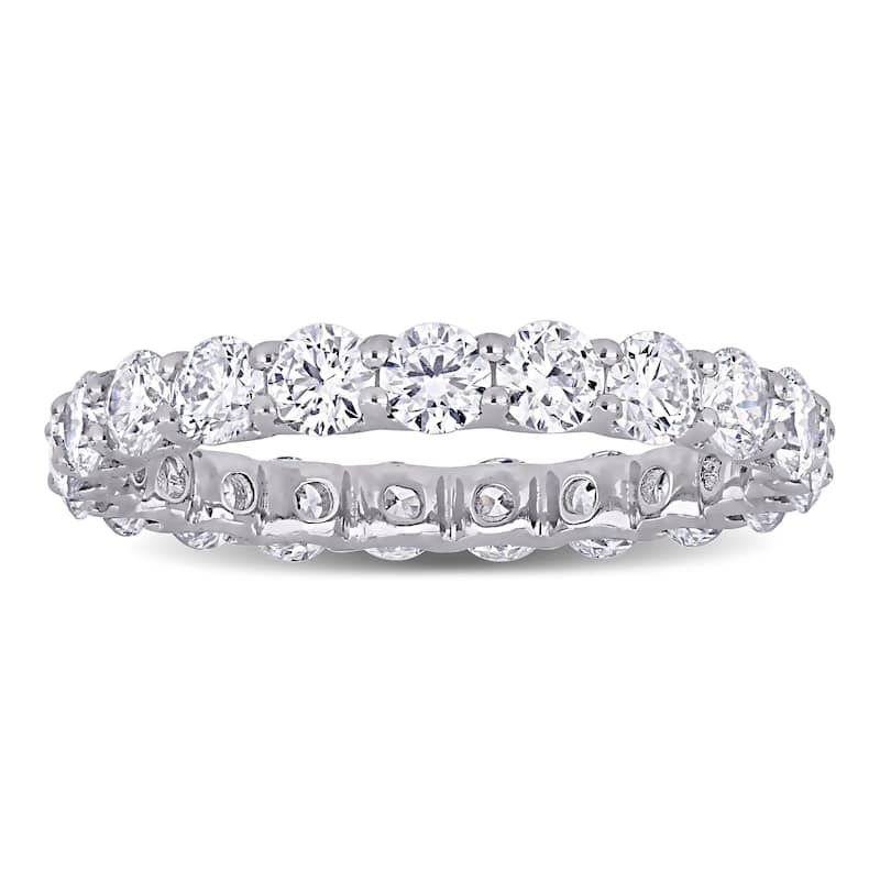 Miadora 2 1/5ct TW Lab Grown Diamond Full-Eternity Ring 14k White Gold