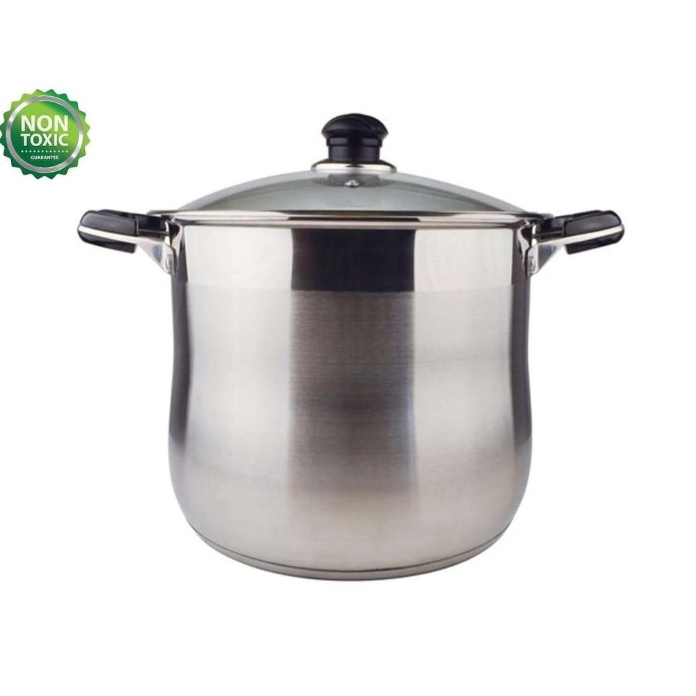 20 Quart Commercial Grade Stainless Steel High Stockpot Non Toxic Cookware Dishwasher Safe On 27033013 Non Toxic Cookware Dishwasher Safe