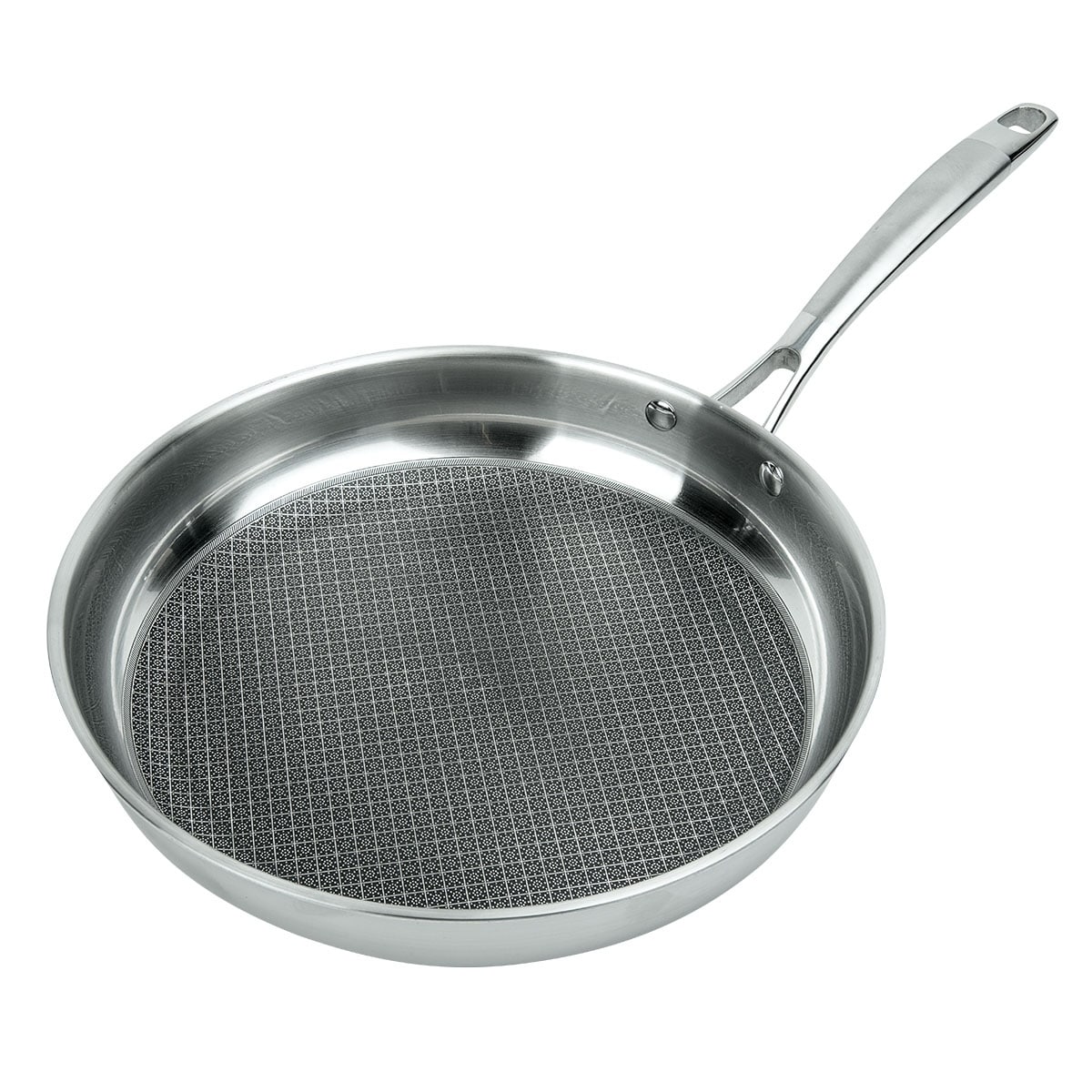 MasterPan Non-Stick Cast Aluminium 2-Section Meal Skillet 11 Black